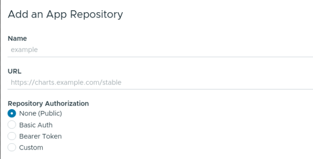 Package repositories modal part 1